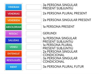 VERBS IRREGULARS