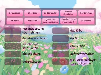 01 Wortschatz Armut, Schwierigkeiten | Beziehungen, Konflikte | Verantwortung, Alltag | Emotion, Reaktion