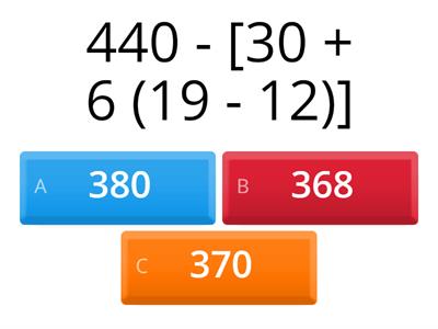 operaciones combinadas 