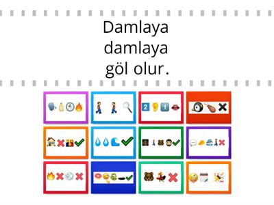 Emojilerle Atasözü Bulmaca