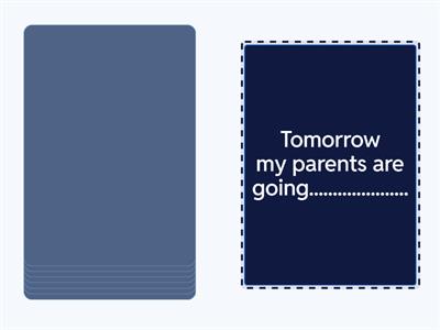 present continuous for future arrangements