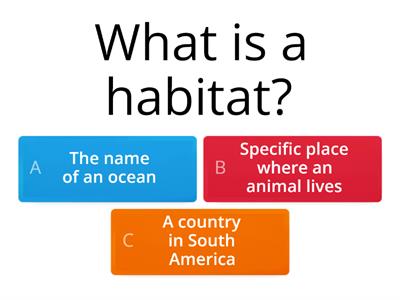 habitat quiz