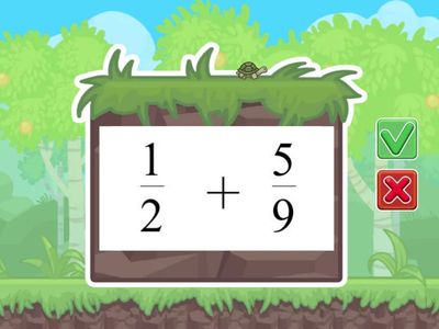 異分數分母的加減-加法計算(分母互乘)