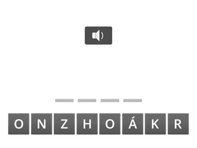 Hledej správnou odpověď a hláskuj (do B)