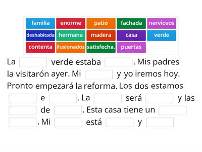 Análisis morfológico. Identificación de clases de palabras.