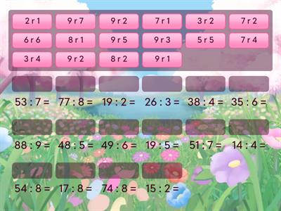 Divisioni con il resto... primaverili!