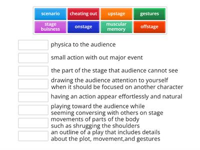 vocab for chapter 6 movement