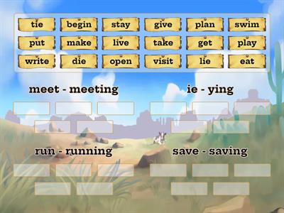 prep3 10-11 embed Grammar of Present Continuous Spelling