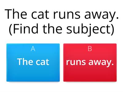 Subject and Predicate