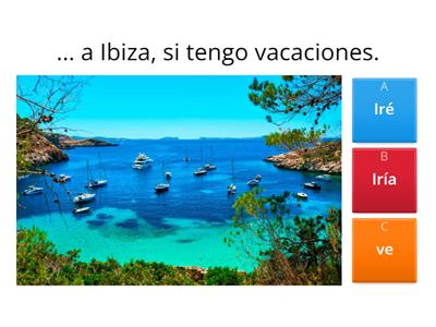 Oraciones condicionales primer tipo ELE A2