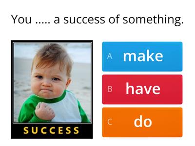 Collocations: Success & Failure