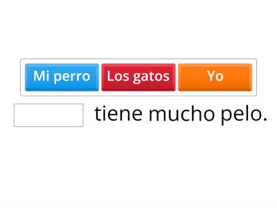 ¿Cuál es el sujeto de la oración?