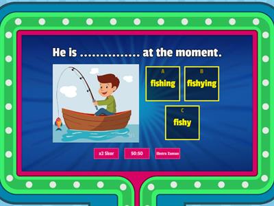 6th Grade-Verbs-Present Continuous Tense