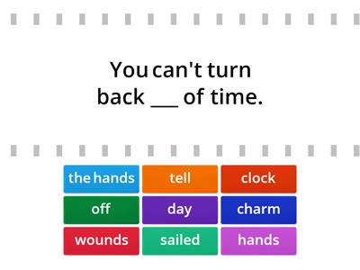 Time idioms C1.1