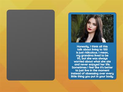 6.4. Upper-Intermediate. Longevity.