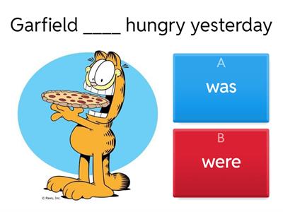 Past Simple "was\were"  - Garfield