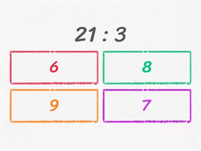 Умножение и деление на 3 