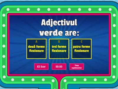 Adjectivul clasa VII