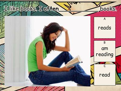  Present Simple or Present Continuous 