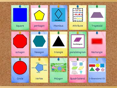 Shapes Vocabulary