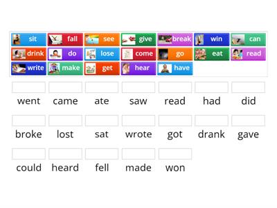  Irregular verbs 