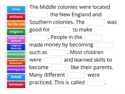 The Middle Colonies