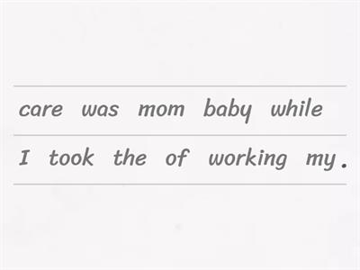 Inacio - vocab past continuous when while