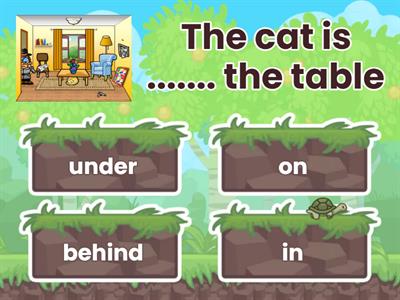 Prepositions of place