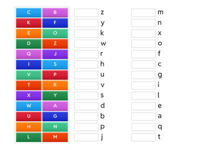 Matching lower and upper case letters 1.1 