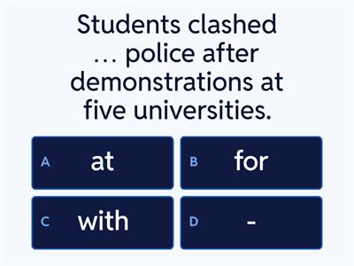 Burlington Skills 2 Unit 3 prepositions