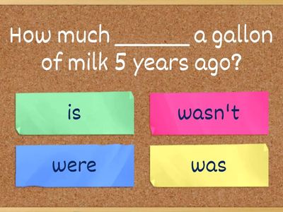 There is/are, There was/weren't