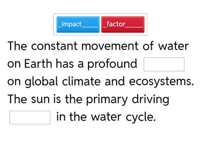 Water cycle