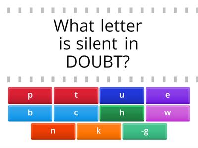 Silent Letters