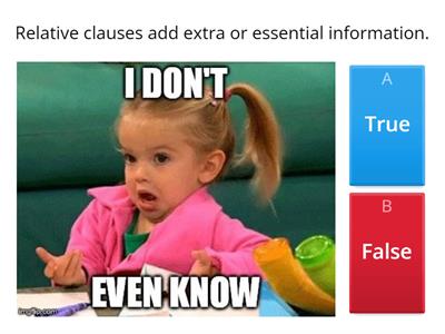 Relative clauses/ reduced relative clauses