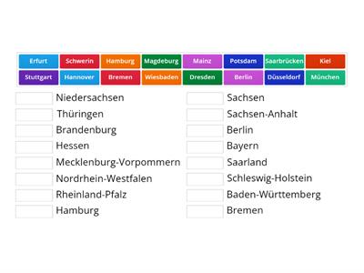 OK-M1-06 Die Bundesländer und ihre Hauptstädte