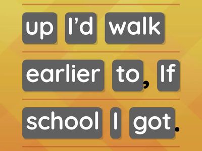 B1, Second conditional, revision 