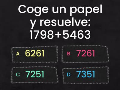 Sumas, restas y operaciones combinadas