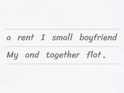 Unscramble sentences_Friends and relations