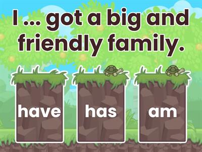 Have - has - am - is - are