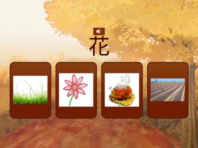 китайский иероглифы цветок, трава, чай