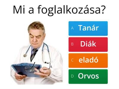 Foglalkozások