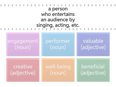 Vocabulary: Pays Artists to Be Creative