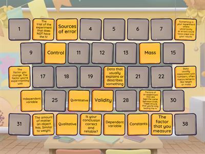 Experimental and Water Variables