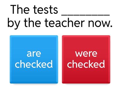Present Simple Passive and Past Simple Passive