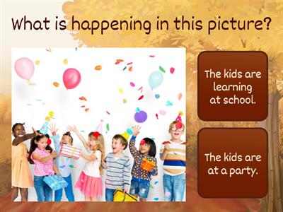 Main idea of pictures