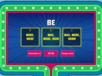 IRREGULAR VERBS LEVEL 1 PAGE 1