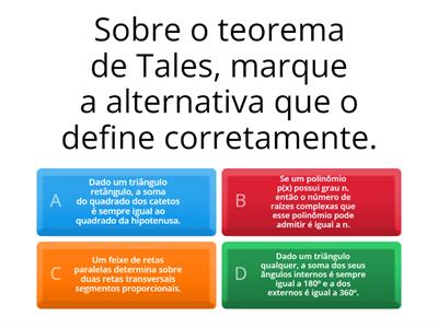 teorema de tales 9º
