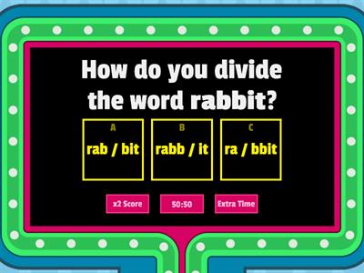 Syllable Division