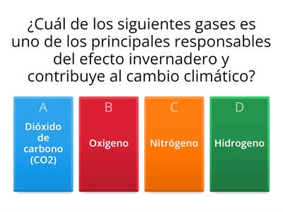 El cambio climático 