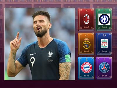 Guess the footballer's club